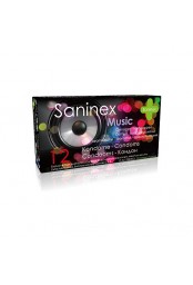 SANINEX PRESERVATIVOS MUSIC PUNTEADOS 12UDS