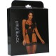YOUR PERSONAL TEDDY WITH GARTER STRAPS NEGRO