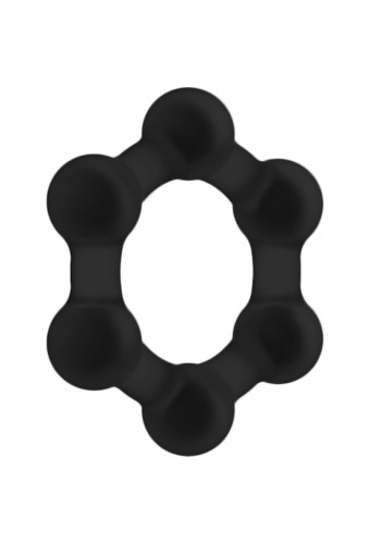 NO 83 WEIGHTED COCK RING BLACK